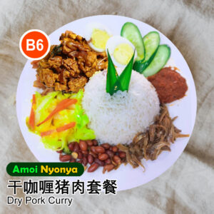 10 sets of B6 - Dry Pork Curry Nasi Lemak